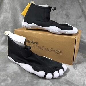 Vibram Fivefingers V NEOP Mens 11.5 to 12 Black White 21M9601 Outdoor EU 46